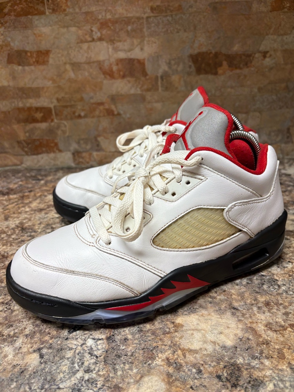 Air Jordan 5 Retro Low Golf Fire Red CU4523-100 Mens 8